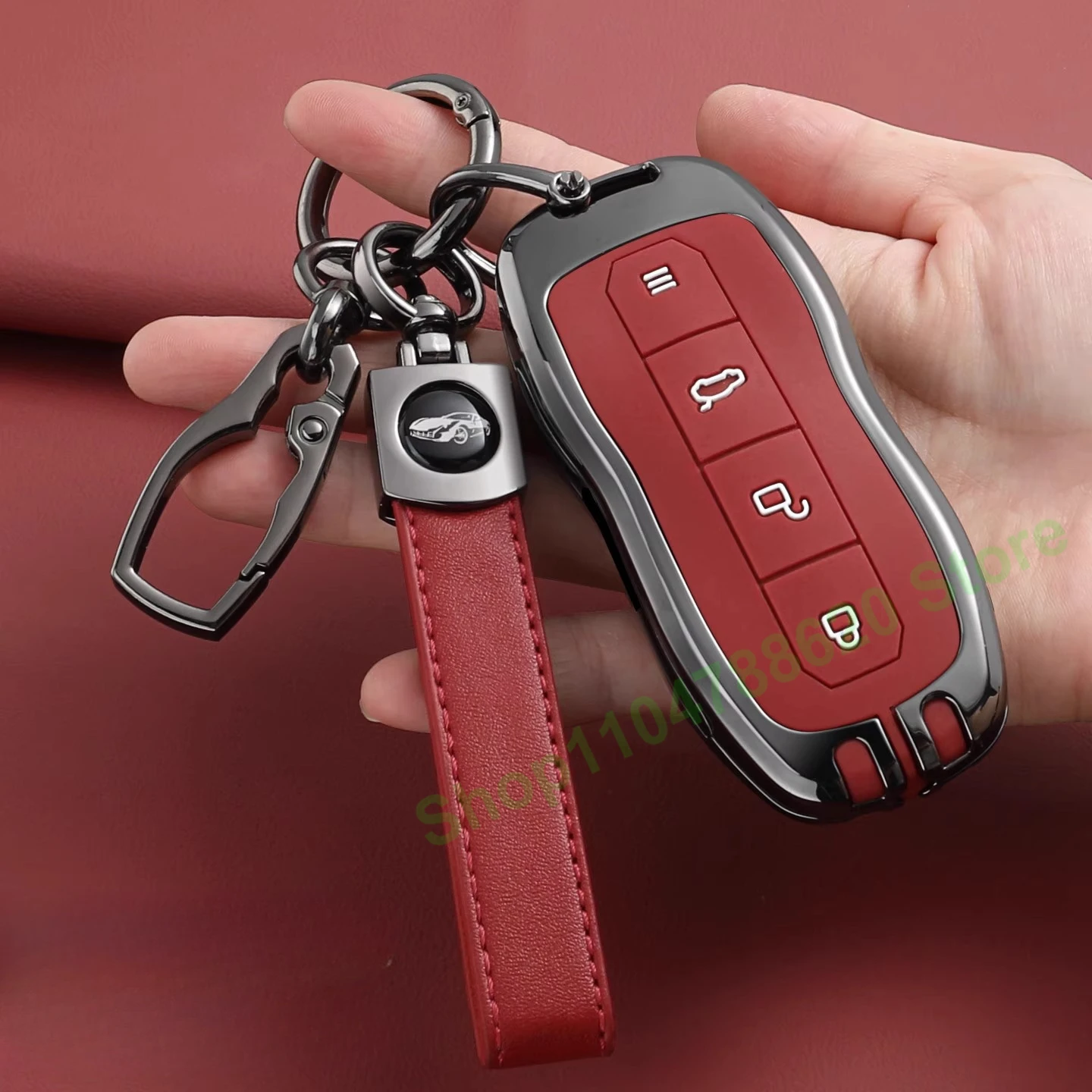 

Zinc Alloy Car Remote Control Key Case Protection Shell Keychain for Xiaomi SU7 2024 Max/su7 Pro Accessories