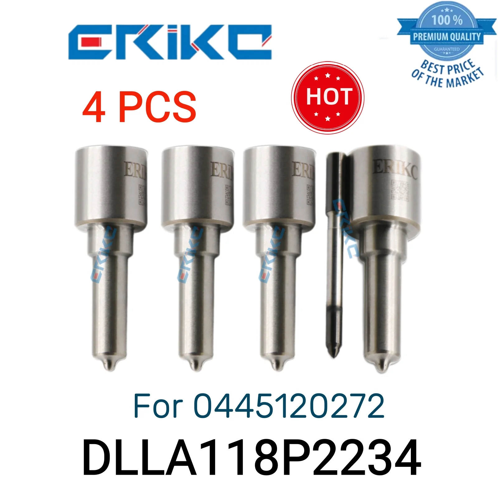 

4 PCS DLLA118P2234 Original Auto Nozzle 0 433 172 234 DLLA 118 P 2234 Oil Jet Nozzle Assy DLLA 118P2234 for 0445120272