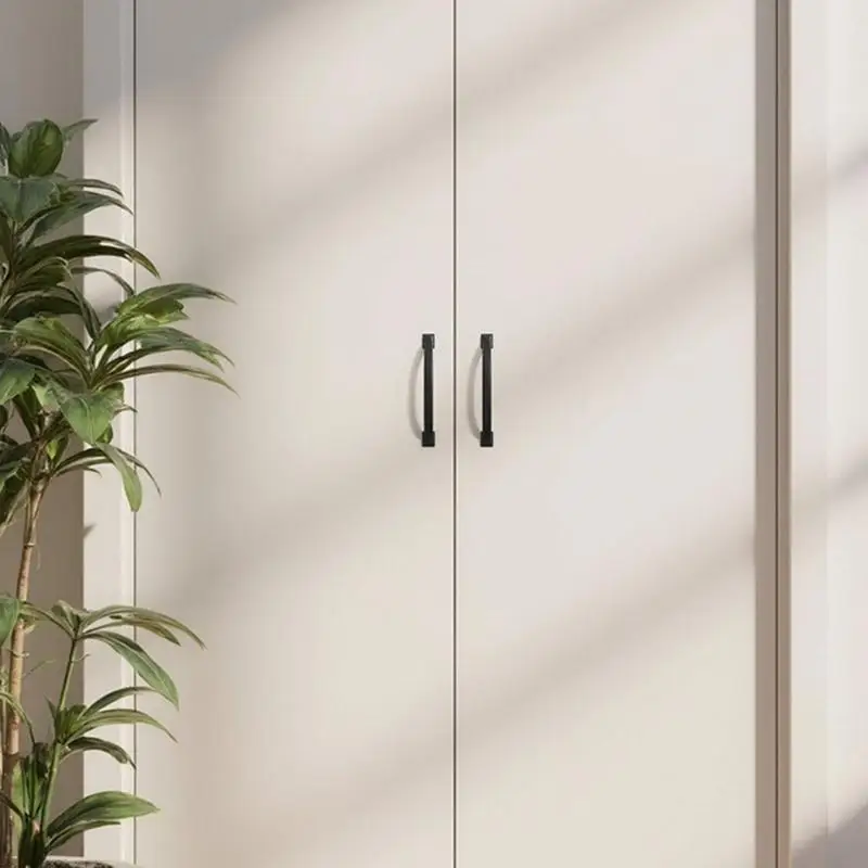 6pcs Wardrobe Handles Stylish Upgrades Rustproof Pulls Quick Installation Uprgades For Bedroom Cabinets Dresser Drawers