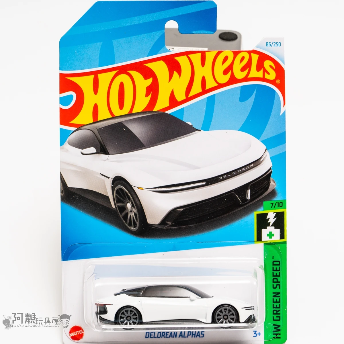 Original Hot Wheels Car Delorean Alpha5 Boys Toys Diecast 1:64 HW Green Speed Vehicles Models Collection Birthday Gift