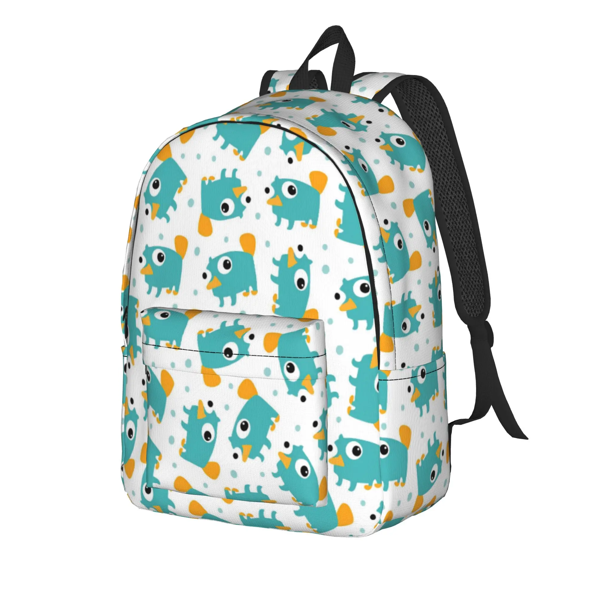 Perry The Platypus Backpack for Men Women Teenage Student Business Daypack Cute Duck Laptop Shoulder Bag Sports
