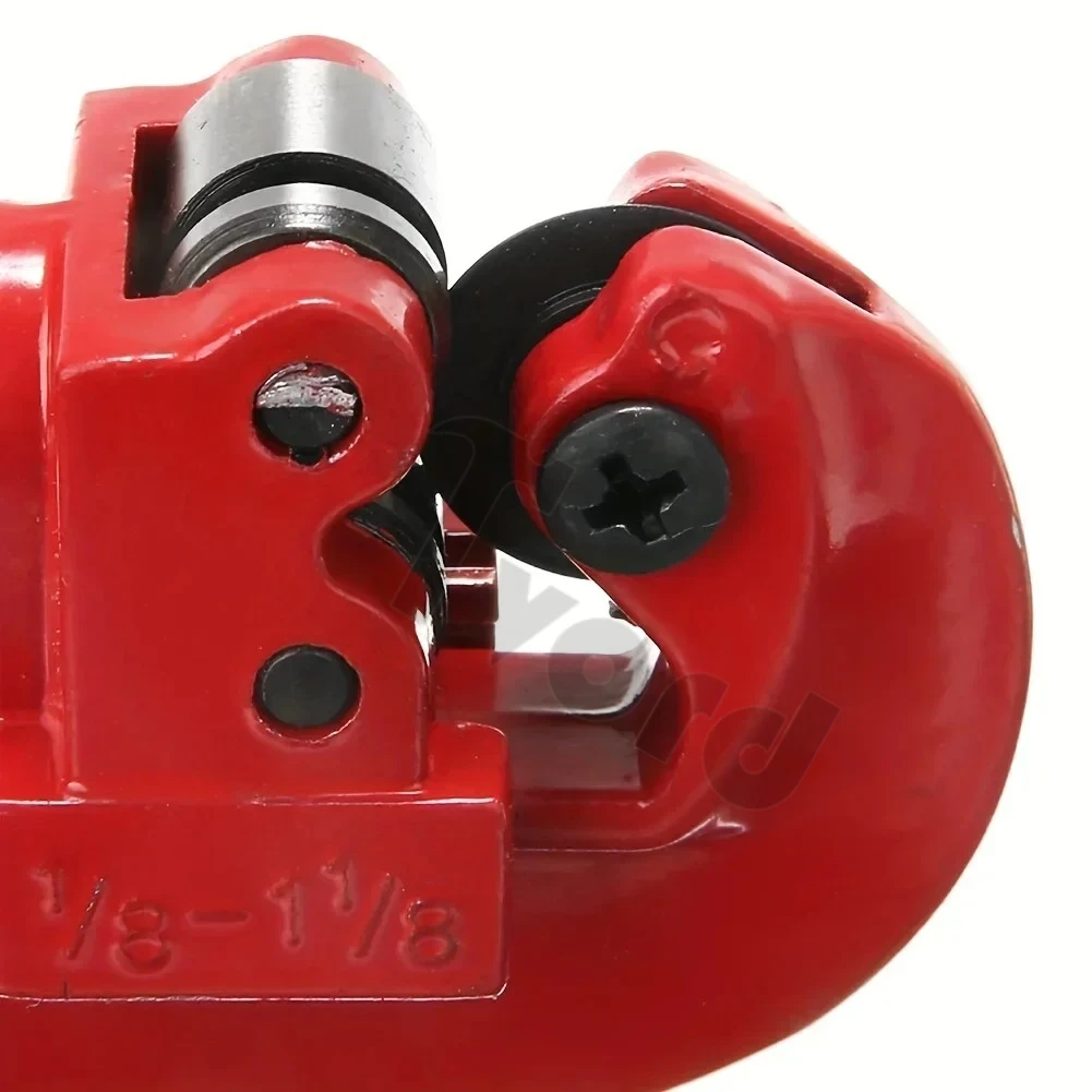 เครื่องตัดท่อแบบหนัก 1 ชิ้น ขนาด 1/8 ถึง 1-1/8 นิ้ว (3 ถึง 28 มม.) สำหรับตัดท่อทองแดง อลูมิเนียม และสแตนเลส