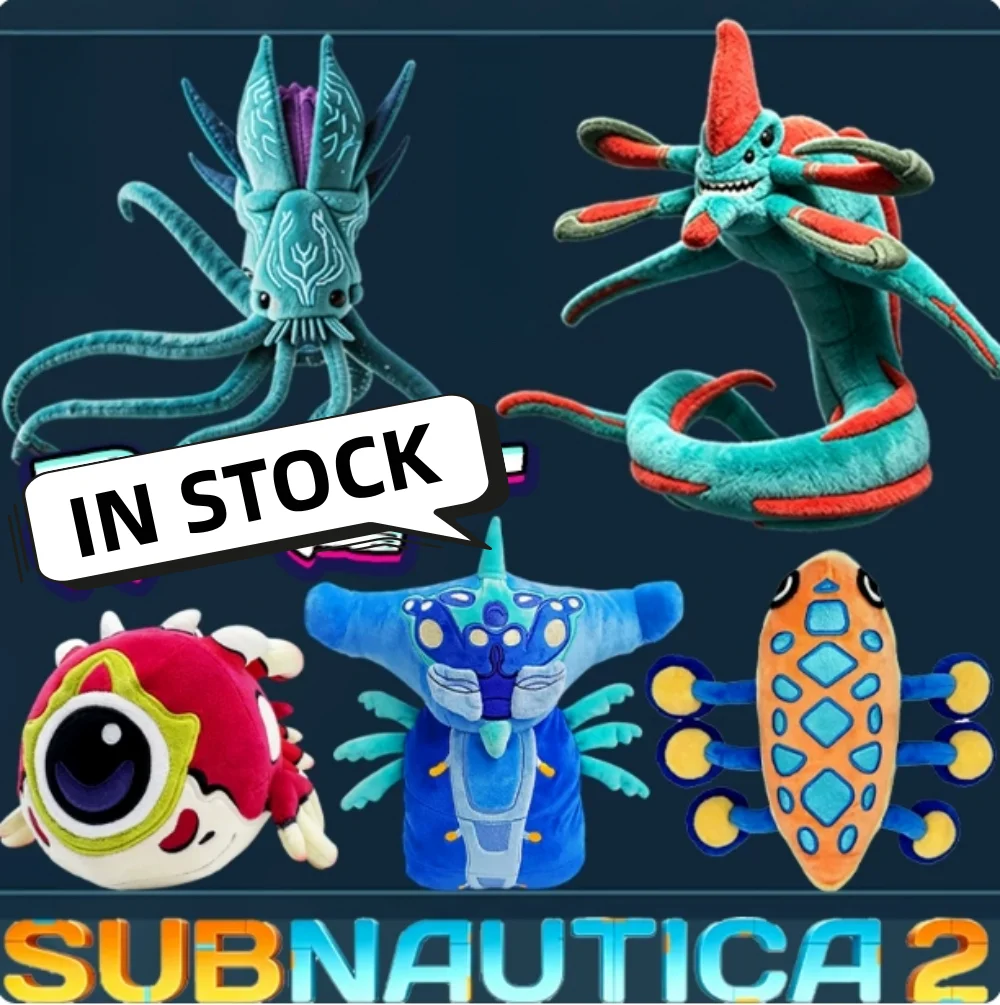 2026 Subnautica 2 Oculus Fish Plush Toy Game Peripheral Plush Doll Soft Home Ornament Collection Birthday Gift For Fans