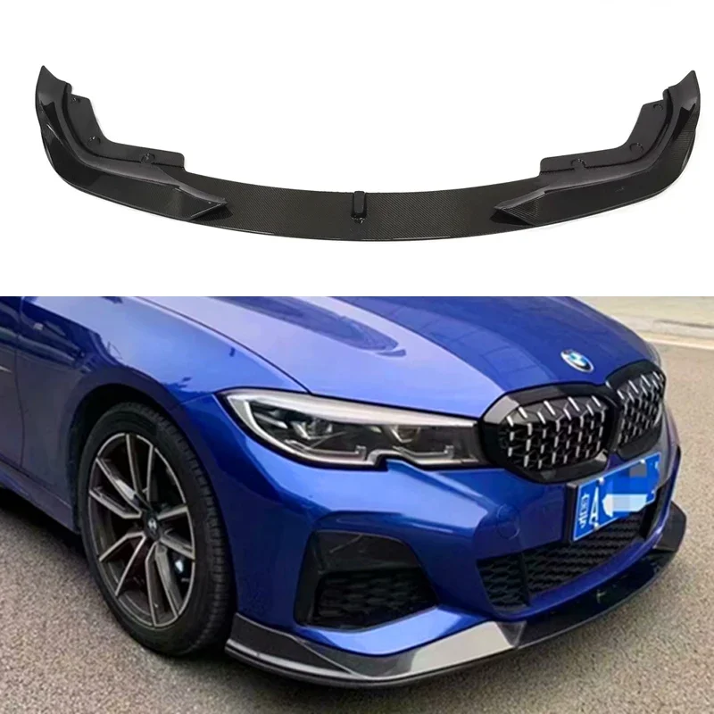 2019-2021 3 Series G20 G28  G80 AC style high quality carbon fiber front bumper lip Diffuser for BMW 3 Series