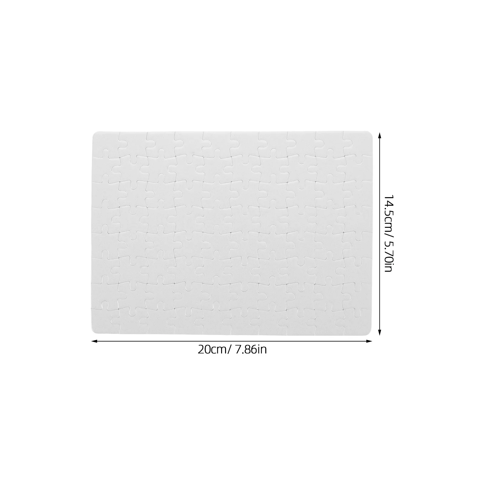 4 fogli pezzi puzzle vuoti bianco sublimazione fai da te puzzle board per disegno artigianale progetti fai da te e interazione familiare