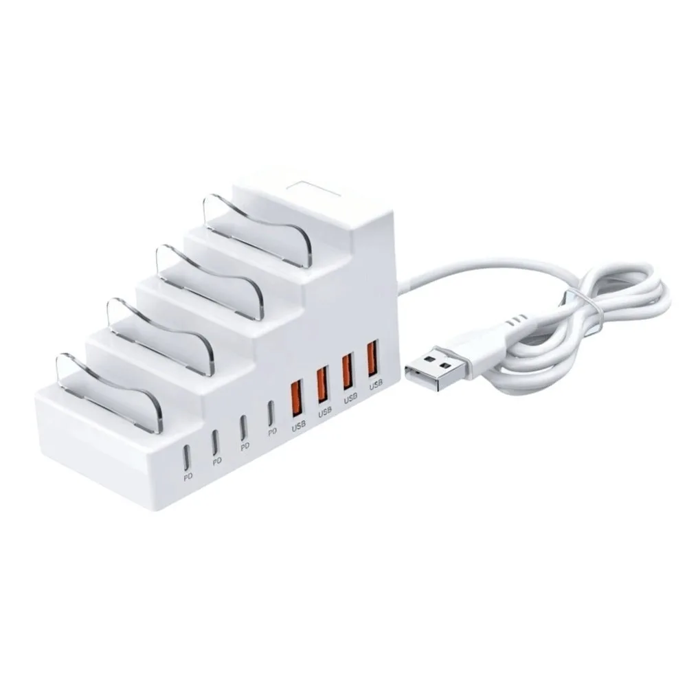 Portable Design Multi Port Type-C HUB Compact Practical Multi Port Docking Station Stable Convenient Phone Stand Phone Expansion