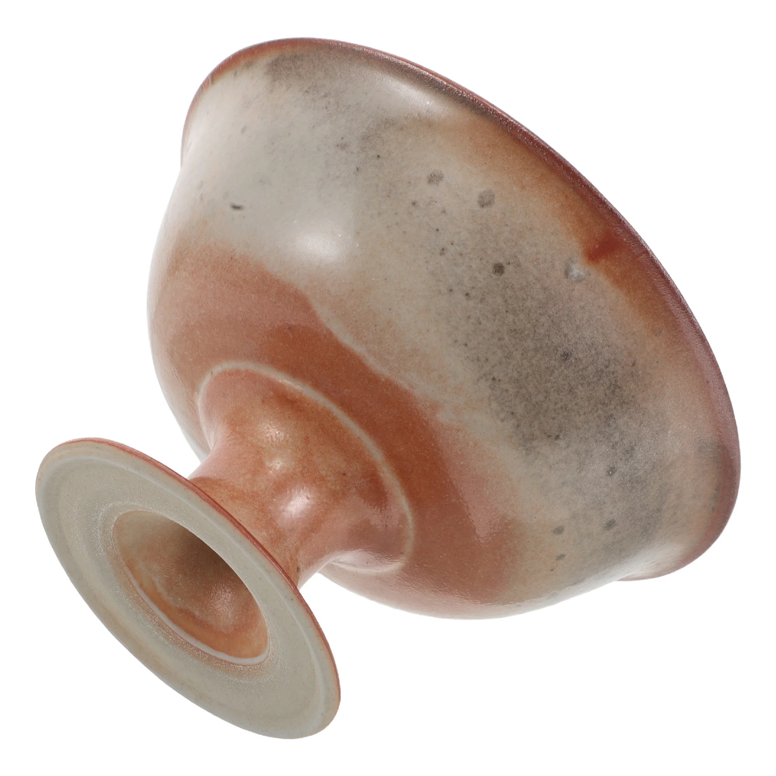 

Vintage Ceramic Footed Fruit Plate Retro Elegant Decorative Serving Tray for Party Kitchen Dessert Stand Tall Cake Holder