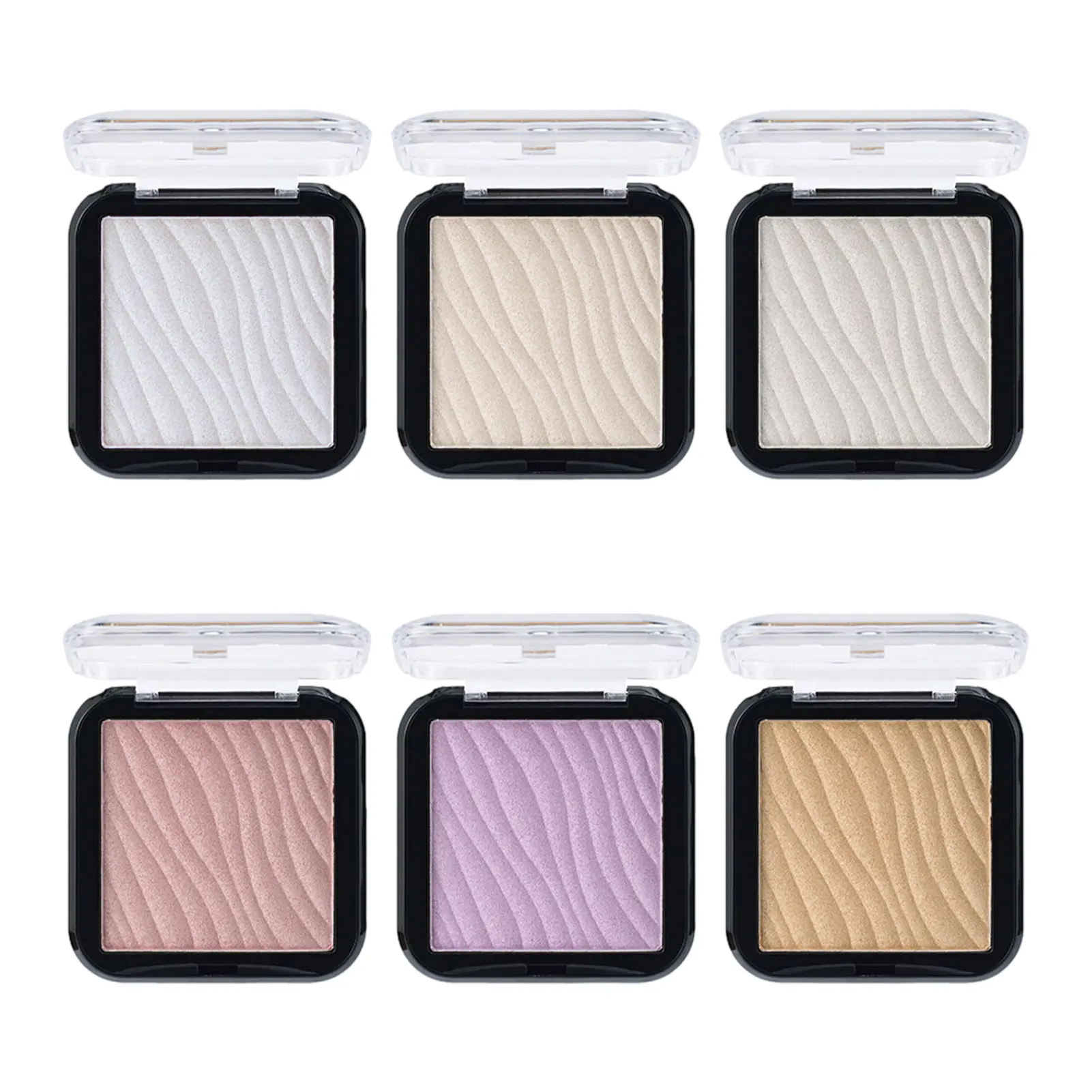 1pcs Makeup Shimmer Highlighter Powder Palette Base Highlight Face Contour Bronzer