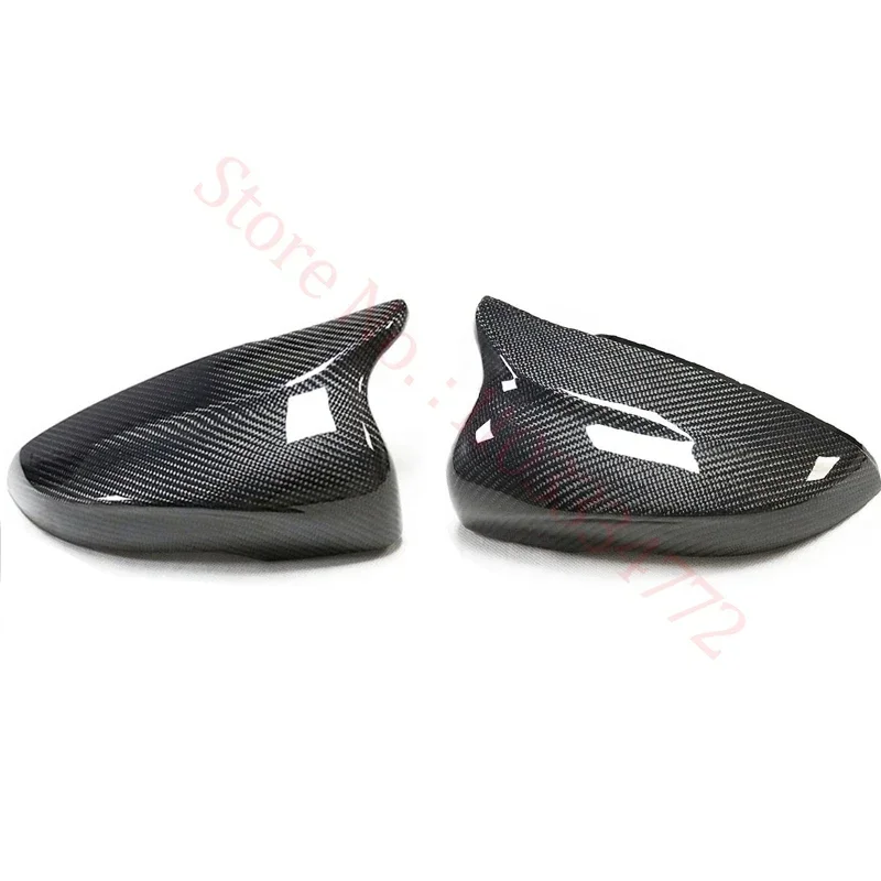 Real Carbon Fiber Car Side Rearview Mirror Cover For Volkswagen Passat GOLF 6 GTI Jetta BORA Routan Sharan 2008-2015