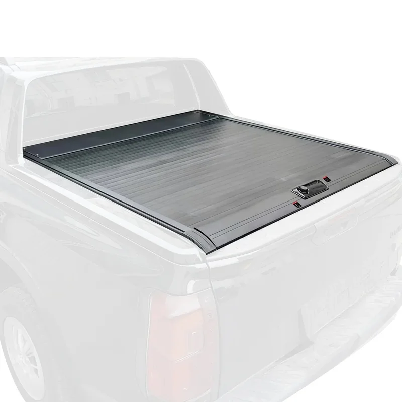Superior Hard Retractable Aluminum Pickup Truck Bed Tonneau Cover Black