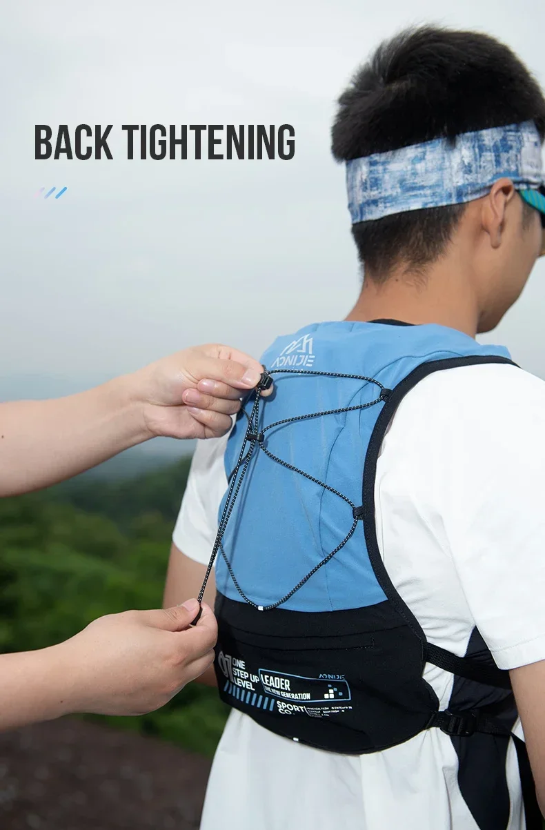 AONIJIE-Multifunctional Outdoor 5L Running Backpack Sports Vest Cross-country Hydration Pack Chest for 78-116cm C9113