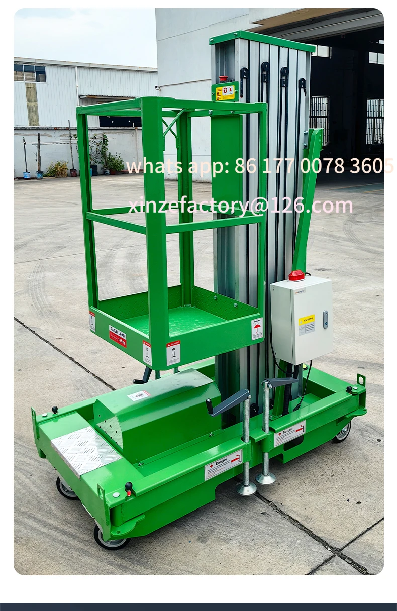 

Customizable Lift Aluminum Alloy Light Indoor Climbing Car Mobile Electric Hydraulic Automatic High Altitude Flat