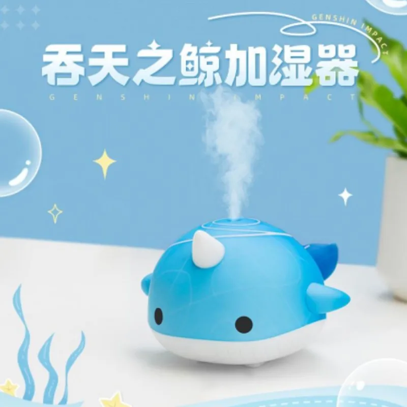 

Bedroom Humidifier Genuine Anime Game Genshin Impact Tartaglia Sky Whale Childe Ambiance Spray Night Light Birthday Xmas Gift