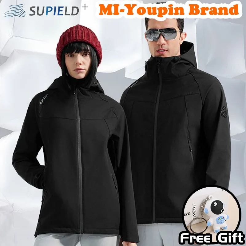 YouPin SUPIELD Interchange Jacket Windproof and Rainproof Soft Shell Multi Functional Autumn Warm Jacket Elastic Coat