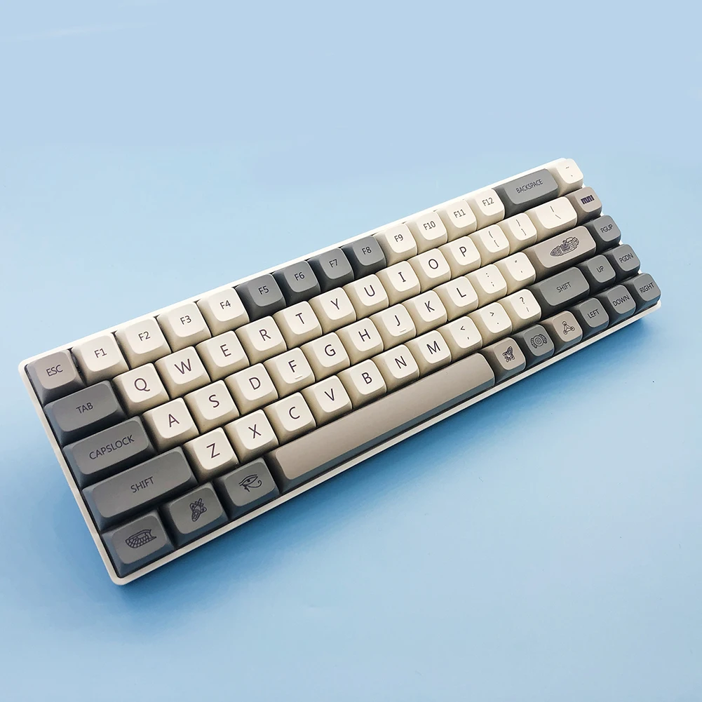 126 Phím XDA Keycaps PBT Dye Thăng Hoa Keycaps XDA Chiều Cao Nắp Phím Bộ Cho MX Công Tắc Cơ Phụ Kiện Đa Năng