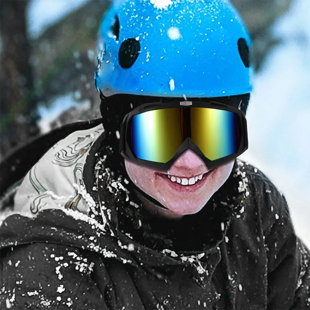 

2pcs Motorcycle Dirt Bike Riding Goggles Atv Utv Goggles Anti-Fog Windproof Dustproof Clear Lens For Cycling Skiing Men Women