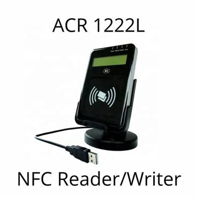 Bus Taxi Card Reader ACR1222L VisualVantage USB NFC Reader with LCD
