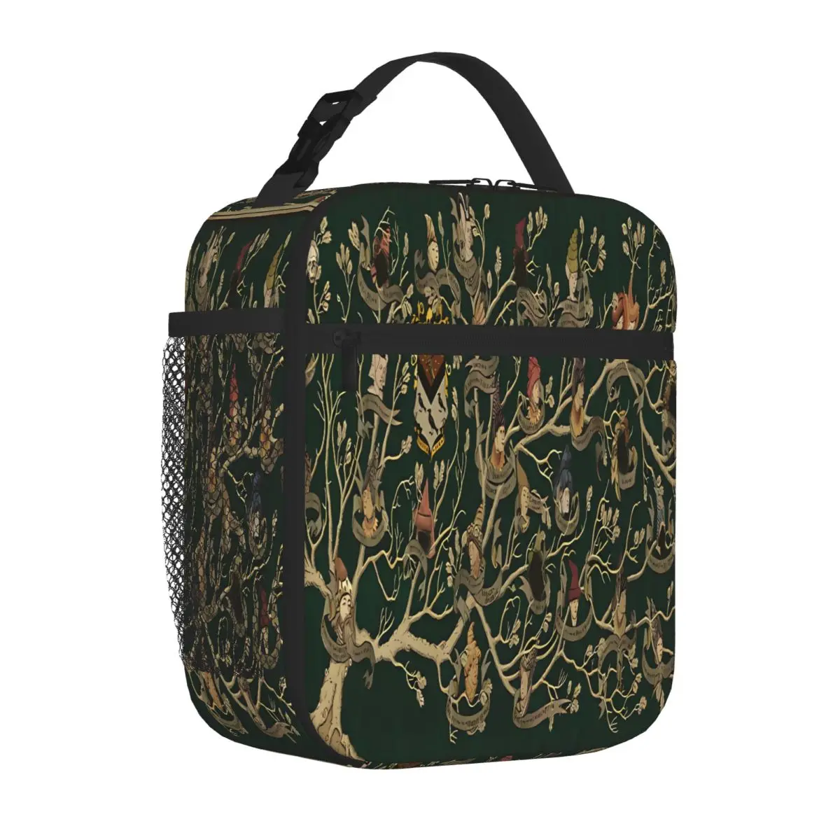 Bestselling Noble House Of Black Family Tree School Style Insulated Food Bag Kindergarten Snack Insulated Tote