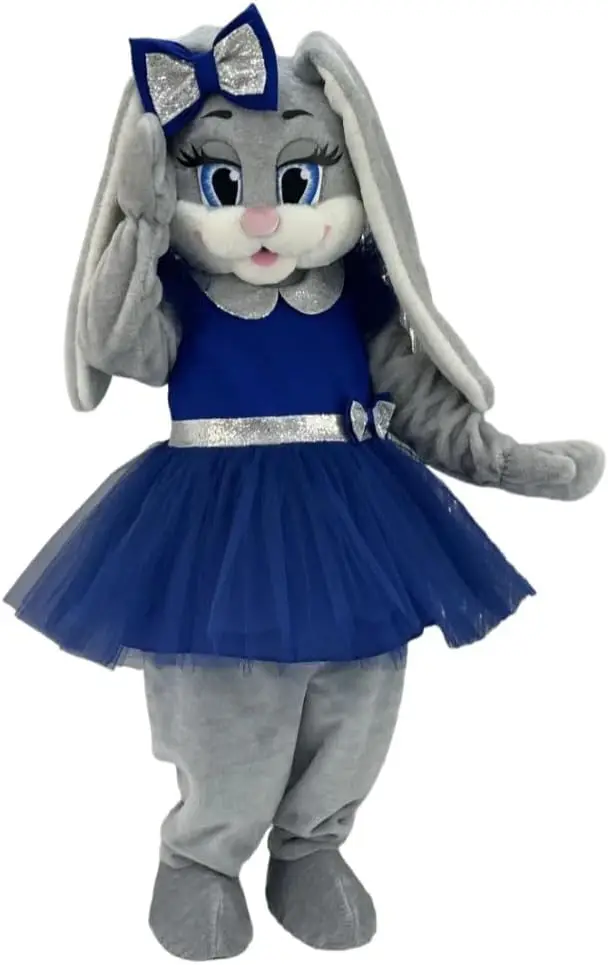 

Blue Dress Long Ears Rabbit Mascot Cosutume Cosplay Christmas Outfits