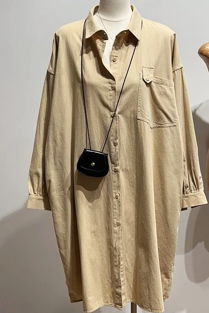 

Spring/Summer New Women's Dress Loose Casual Shirt