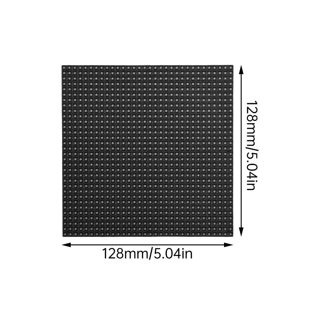 P4 LED  Screen Panel Module128*128 mm 32 *32 pixels 1/16 Scan Indoor 3in1 SMD RGB  P4 LED   Display Panel Module