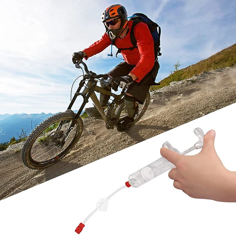 Tubeless Tyre Sealant Injector MTB Bike Accessories Bicycle Tire Filling Repair Tool Fit For Presta/Schrader Valves