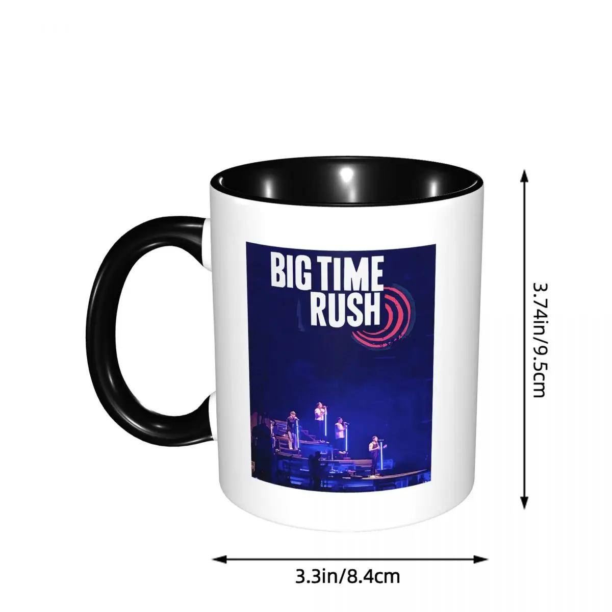 Big Time Rush BTR Band Music Mug Funny Ceramic Coffee Cups Tea Mugs Milk Cup Drinkware Gifts for Woman Man