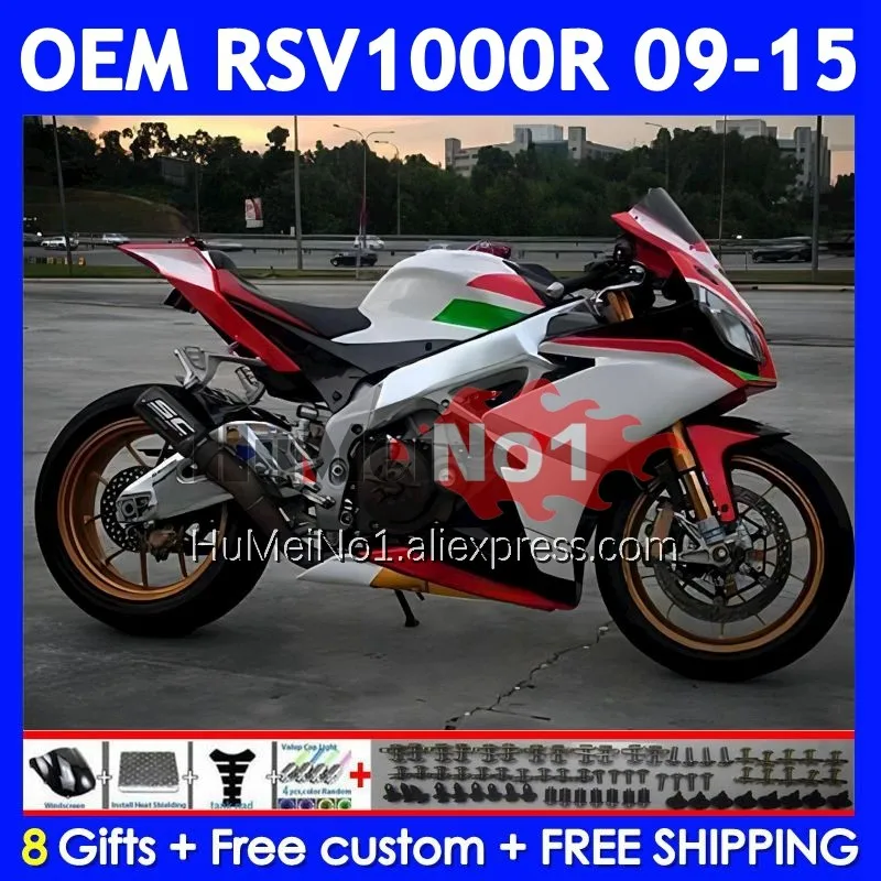 Injection For Aprilia RSV 1000 R 1000R White black RSV1000RR 315No.45 RSV1000 09 11 12 13 15 2009 2010 2012 2013 2015 Fairings