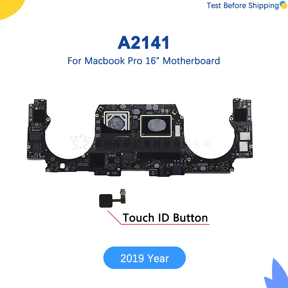 2019 Original A2141 Motherboard For MacBook Pro 16