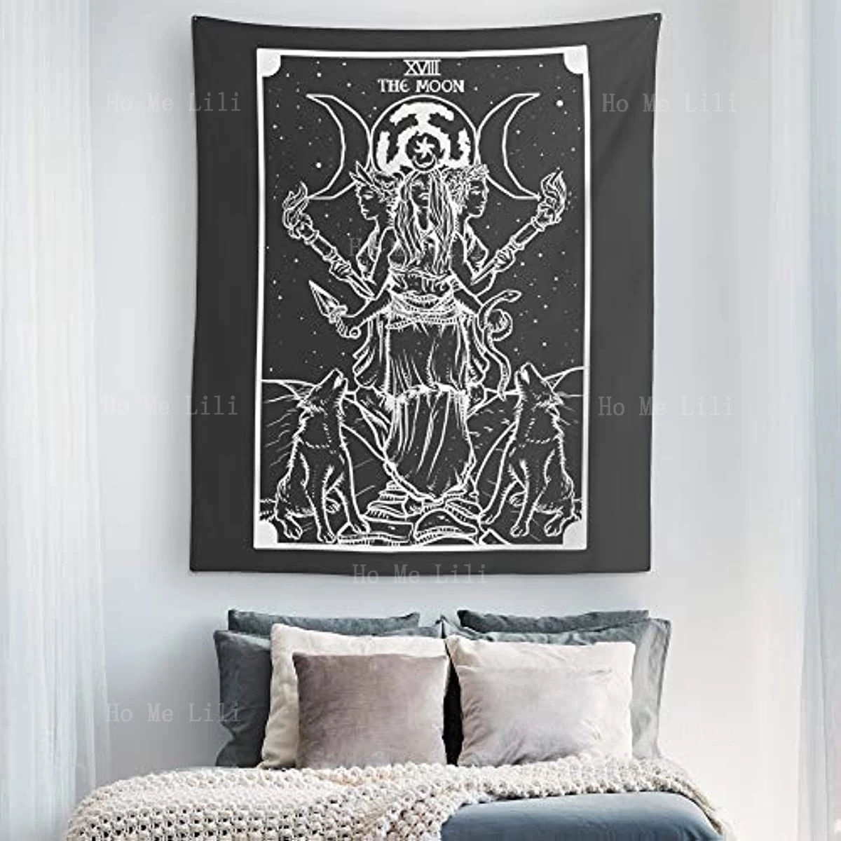 Hecate Tarot Tapestry Voodoo Female Pagan Witch