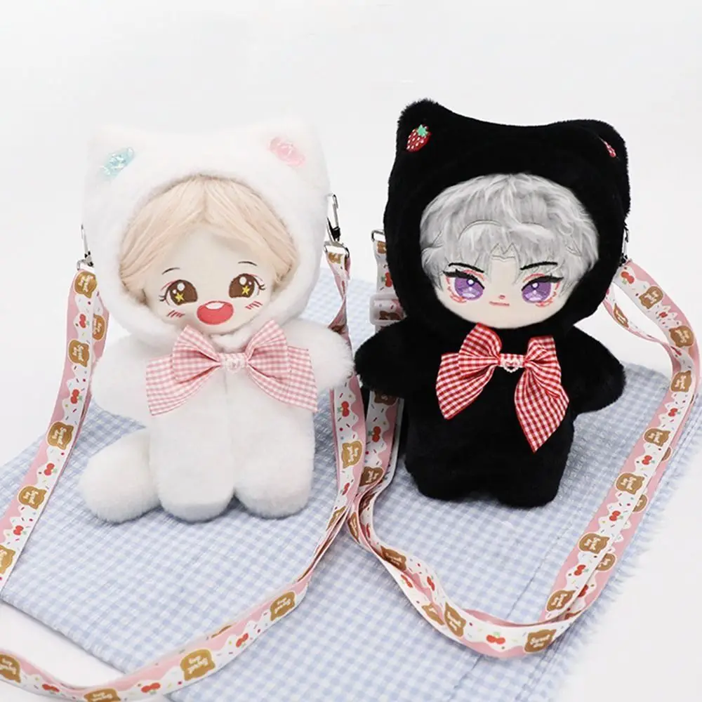 

Хлопковая одежда для куклы 20 см, боди, мини-одежда, сумки с мультяшным котом для хлопка, аксессуары для куклы Idol, костюм для куклы