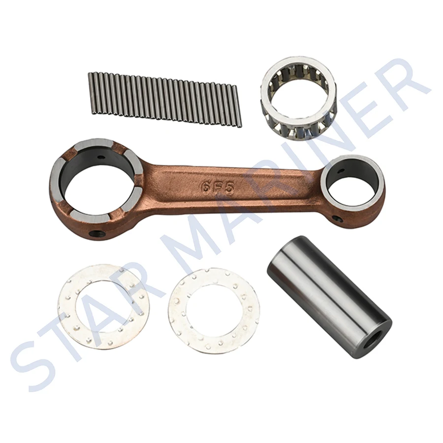 66T-11650-00 Connecting Rod Kit For Yamaha Outboard Motor 2 Stroke 40HP 40X 66T-11651 Boat Engine Aftermarket Parts