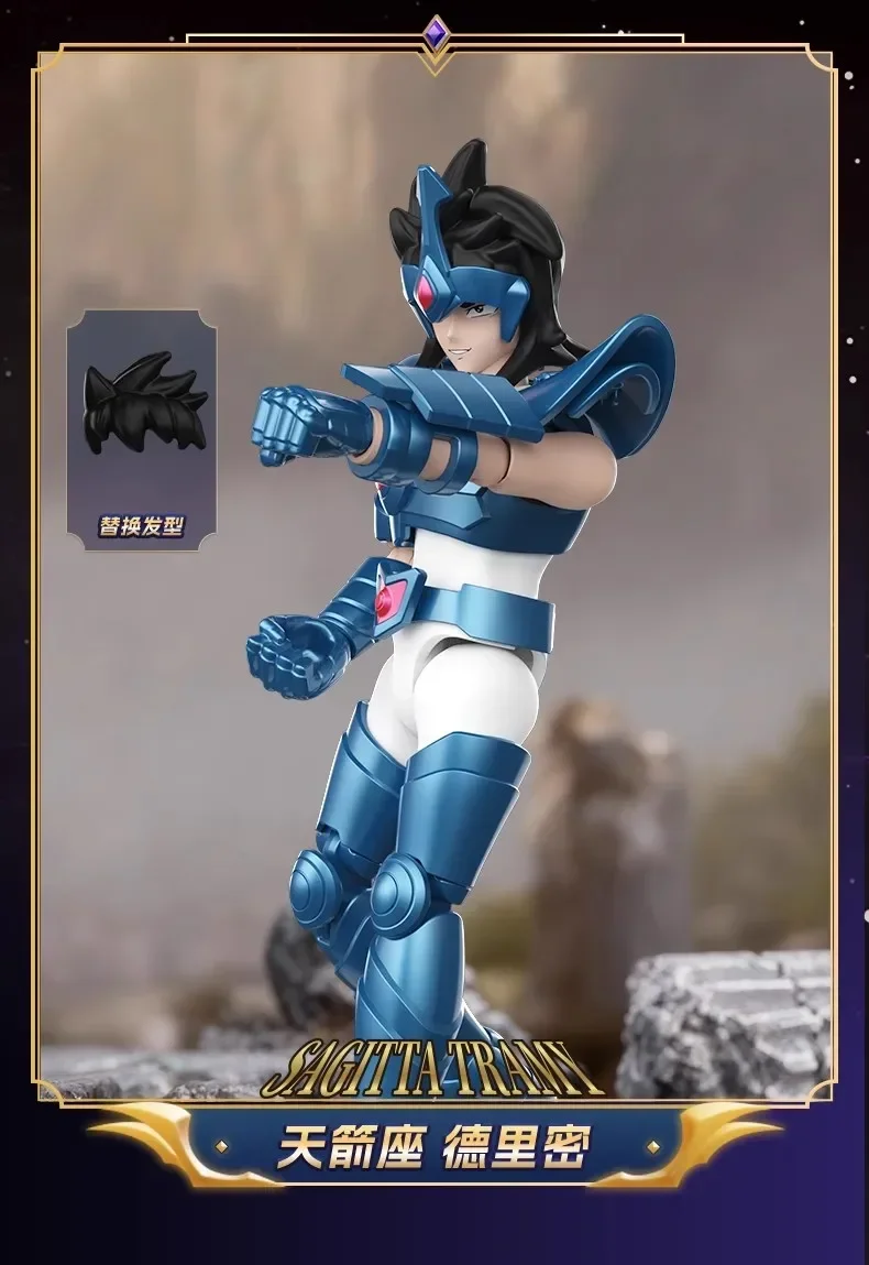 BLOKEES Saint Seiya Champion Class Aries Shion Surplice Bewegliches Montagemodell Anime Actionfigur Sammlerstück Spielzeug – Detail 29