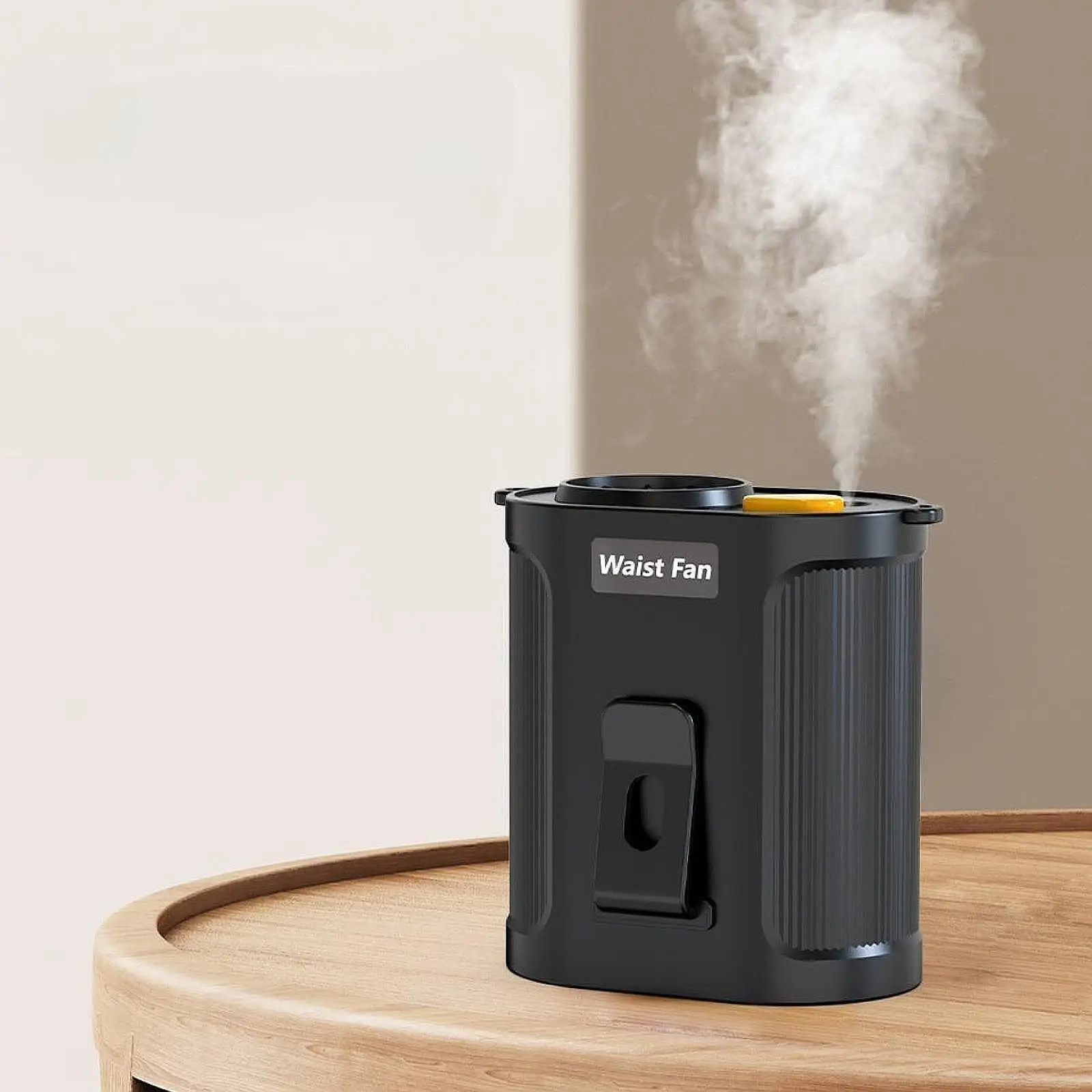 Мини-вентилятор для талии, охлаждающий дорожный стол, практичный подвесной вентилятор на шею, функция памяти для бега, треккинга, дома, работы на открытом воздухе, садоводства