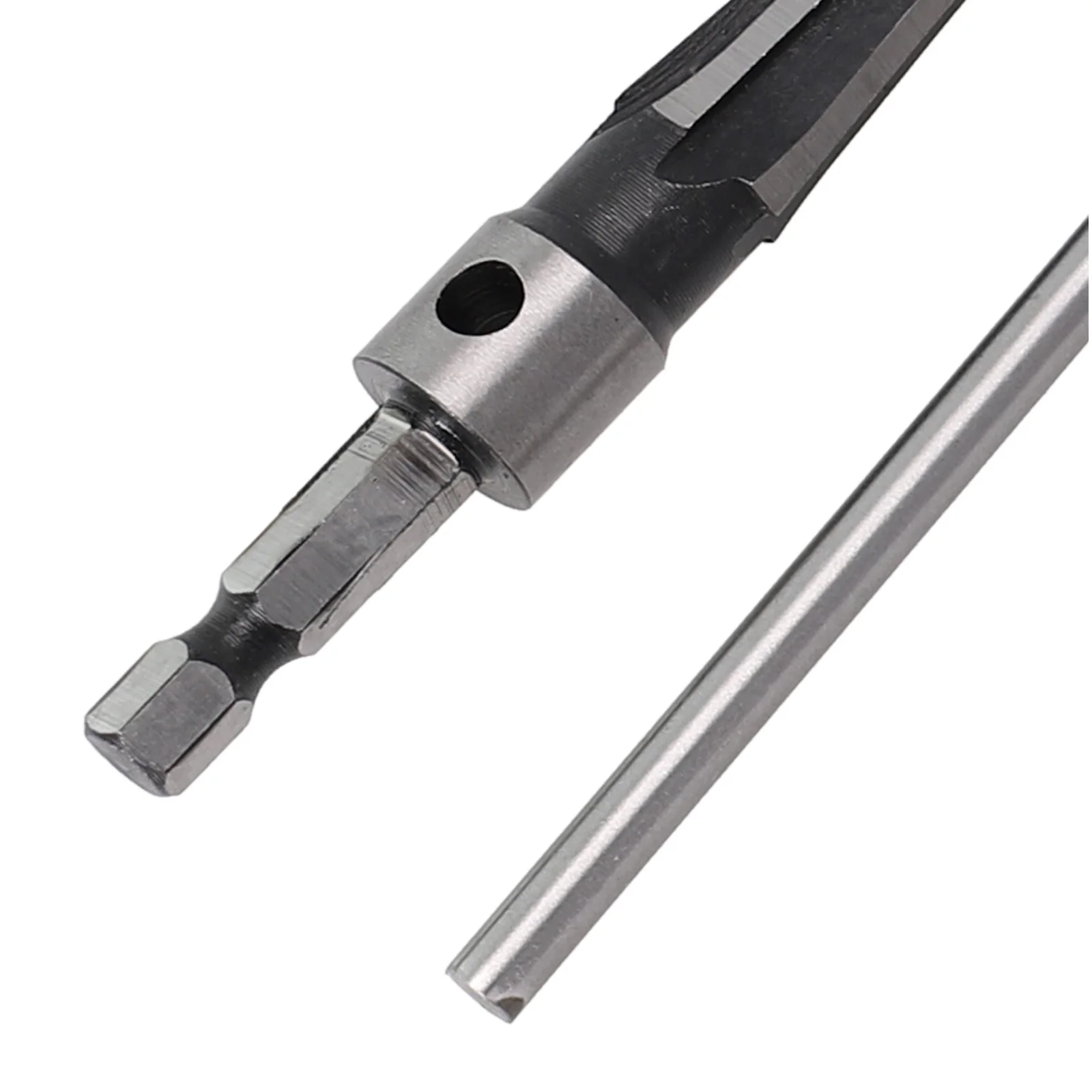 High Quality 1pc Wood Sink Holes Chamfers For Taper Hole On The Wood Board Hand Held Reamer 45# Steel Hand Held Reamer Hex Shank