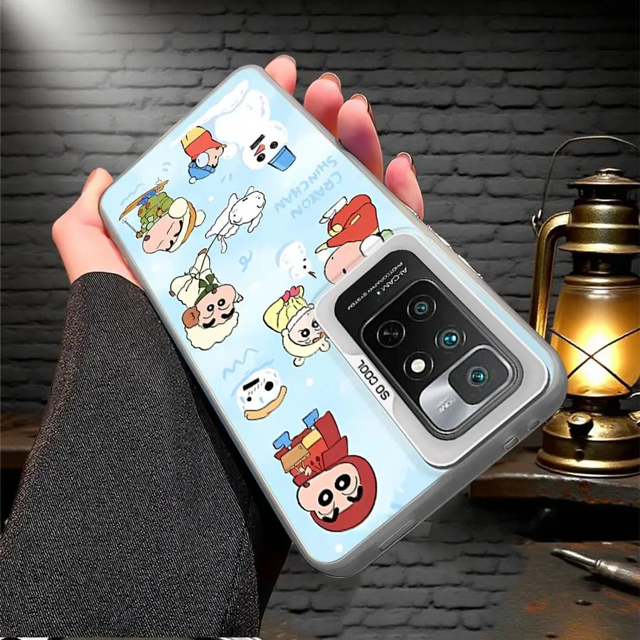 C-rayon S-hinchan Christmas Soft Shell Phone Case for Xiaomi Poco X3 Pro C61 C51 X3 NFC C50 