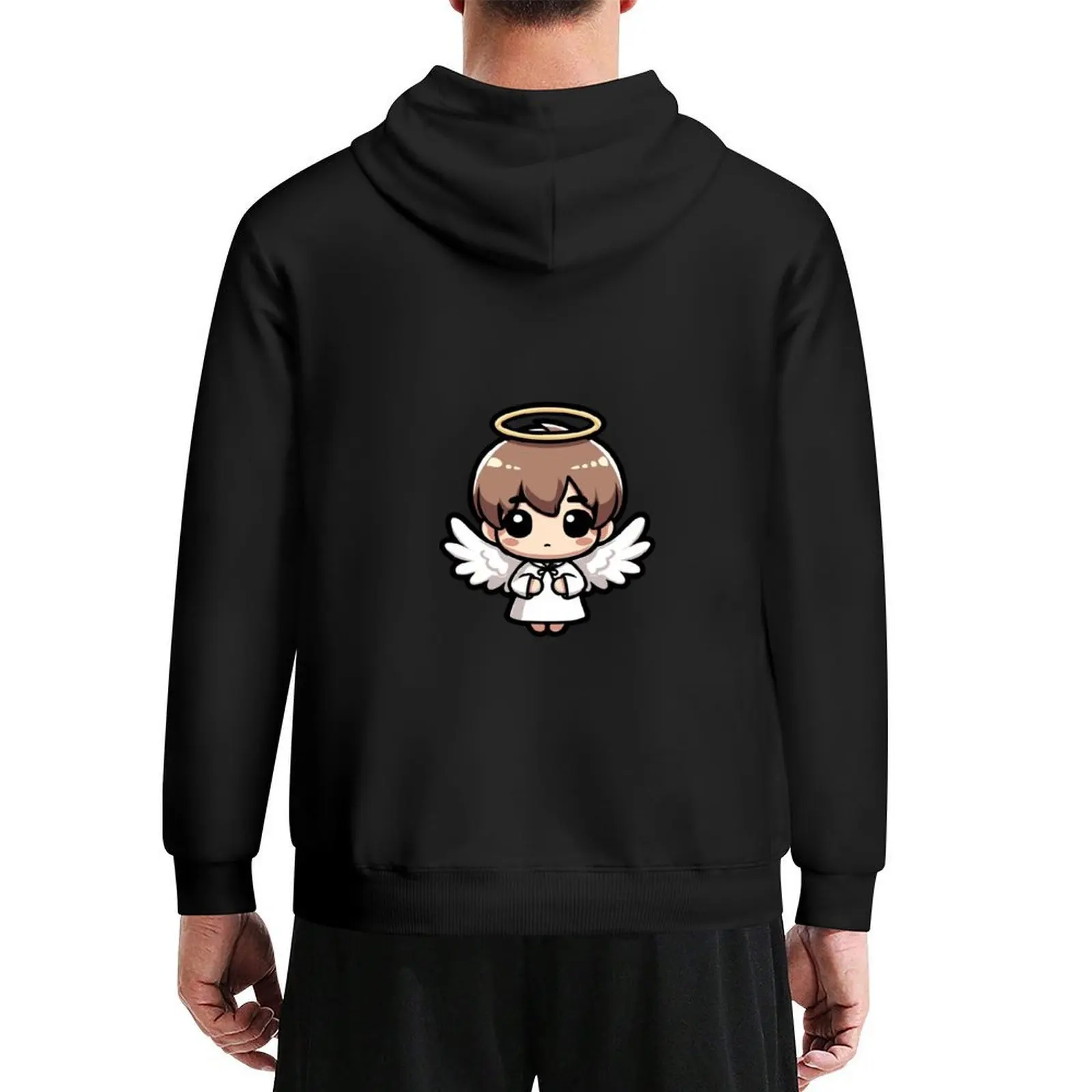 

Chibi Kawaii Angel Hoodie men's coat men's sweat-shirt set autumn men's autumn clothes tracksuit