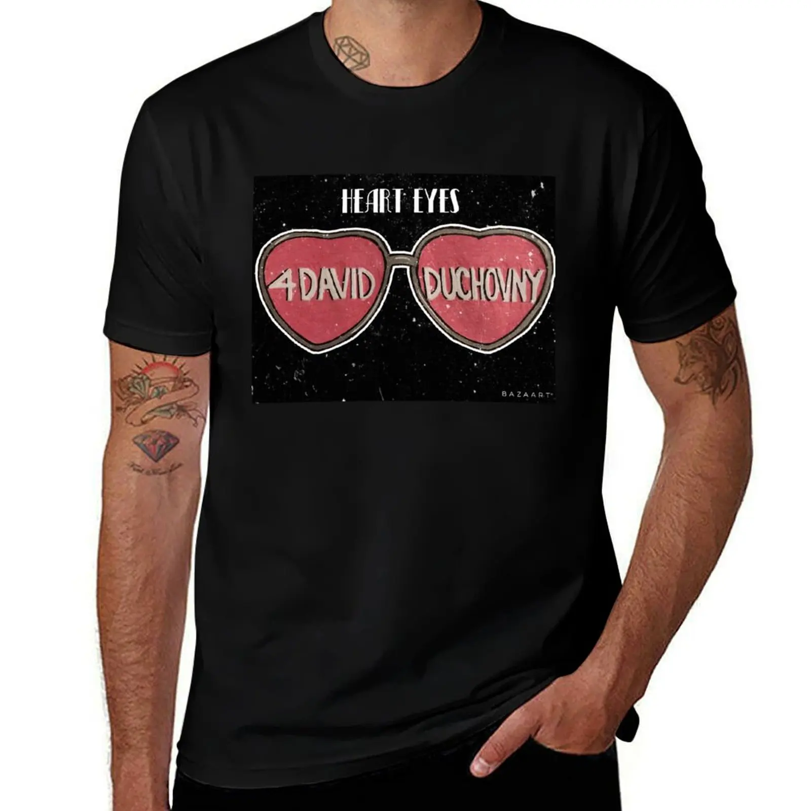 

Hearteyes 4 DAVID T-Shirt fashion shirts for a boy summer 2025 custom t-shirts Men's t shirts