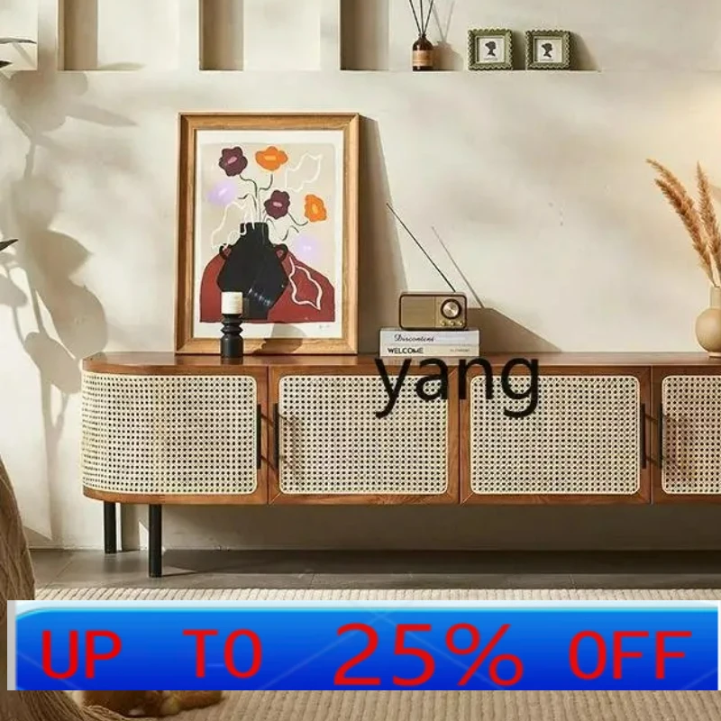 

LMM sofa bed integrated rattan locker small apartment modern simple