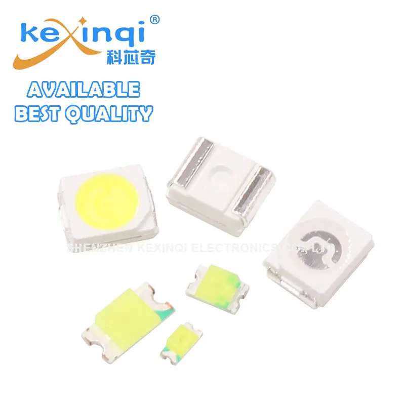 4000pcs/1Reel Light-emitting Diode 0603 SMD LED Diodes Light Yellow Red Green Blue White