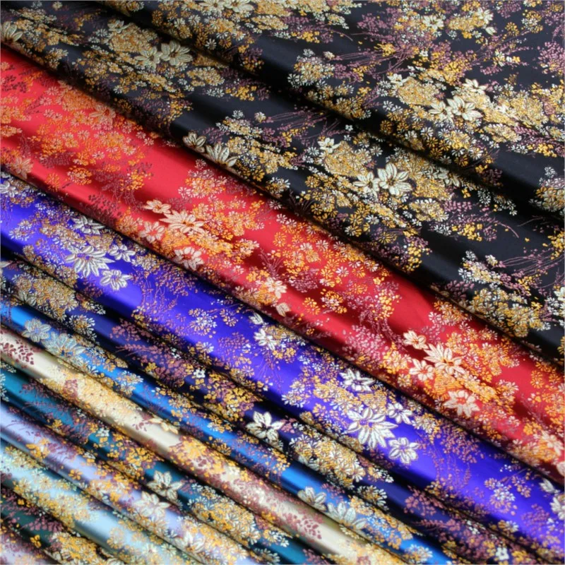 النمط الصيني شيونغسام فيلم وتلفزيون نسيج الحرير الديكور الجاكار الديباج #2