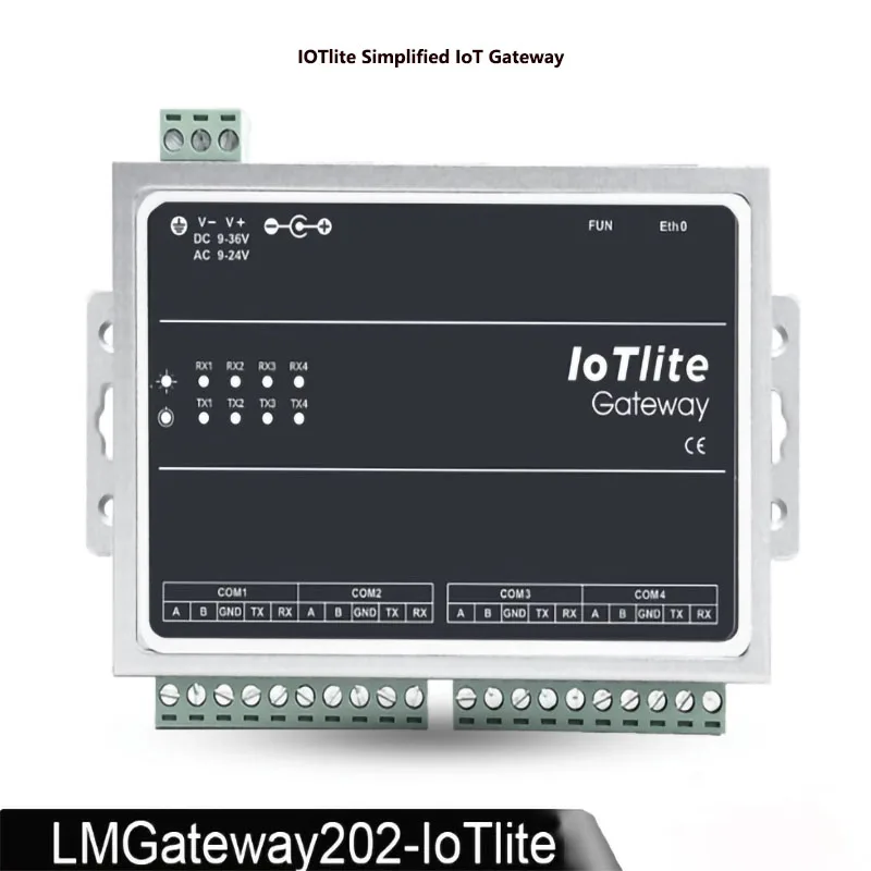 

202-IoTlite IoT gateway, MQTT gateway, IoT gateway support Modbus, BACnet, PLC and other collection protocols