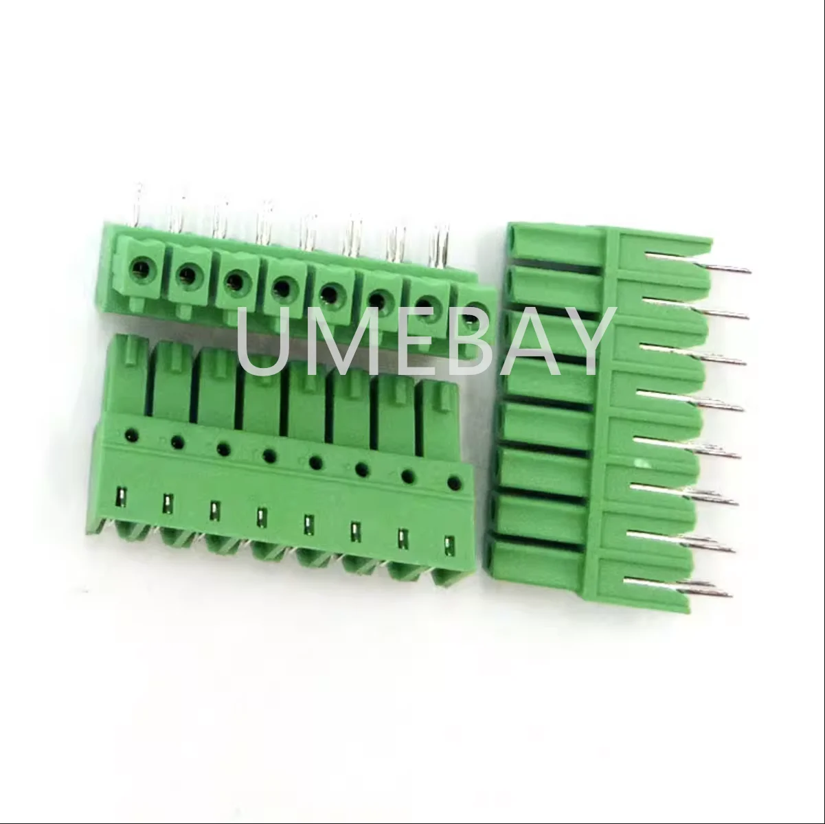 5 pz/15EDGA KF2EDGA/KF2EDGB 3.81mm plug-in PCB terminale di cablaggio muslimstraight bent pin