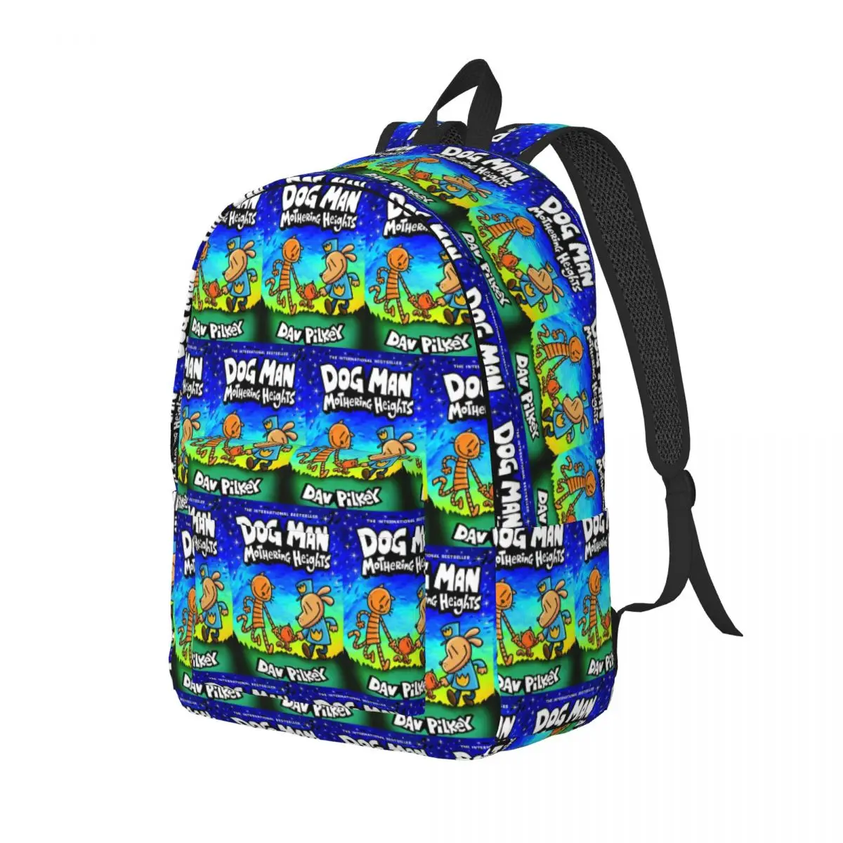Dog Man Dogman Movie 2025 Comic Student Backpack School Bag Hiking Travel Daypack for Boys Girls Bookbag Shoulder Bags