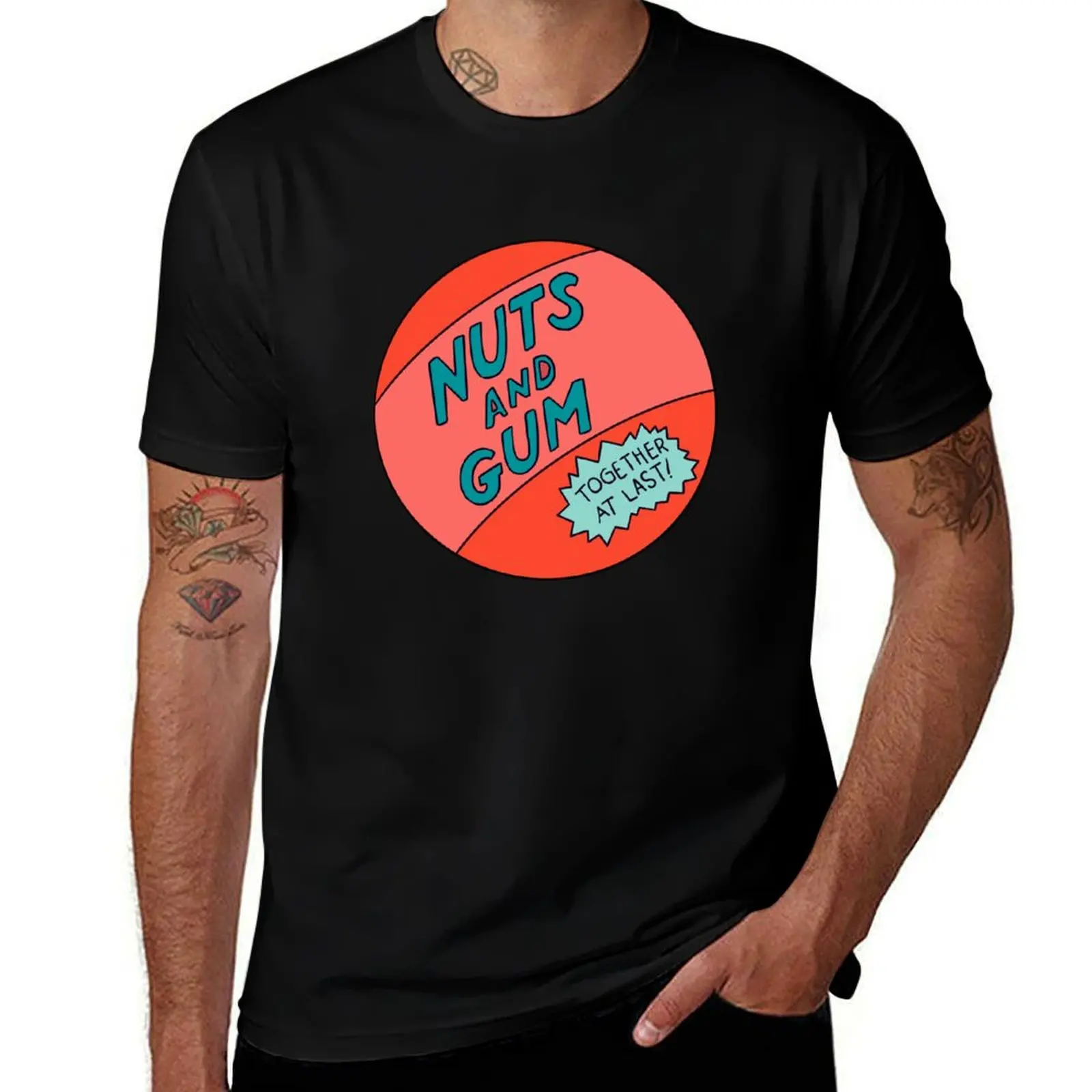 

Nuts and Gum T-Shirt Work Outdoor T-Shirt for Men