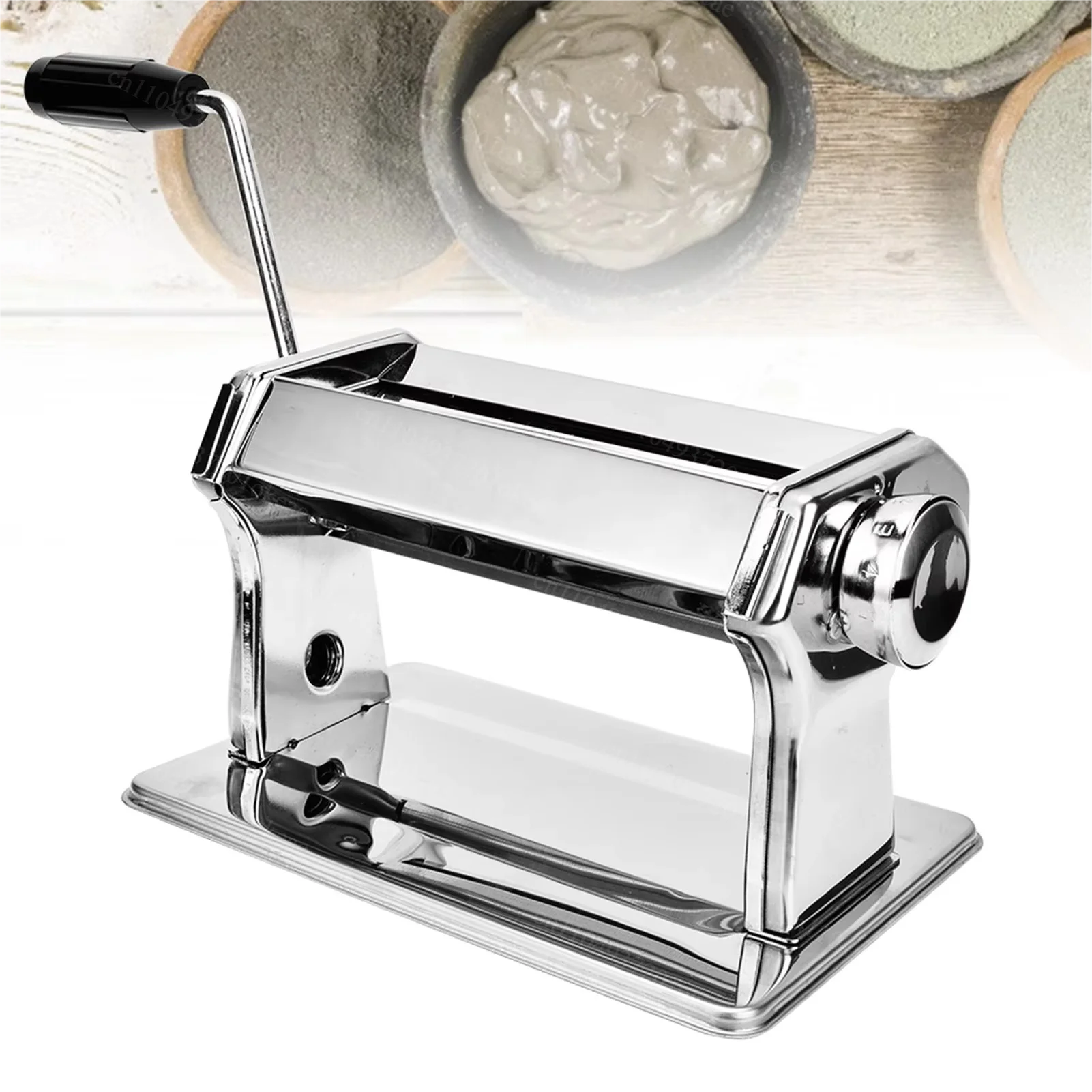 Hand Cranked Polymer Clay Press Machine Portable Non-Electric Clay Tool for Gradient Thin Sheet Making DIY Craft