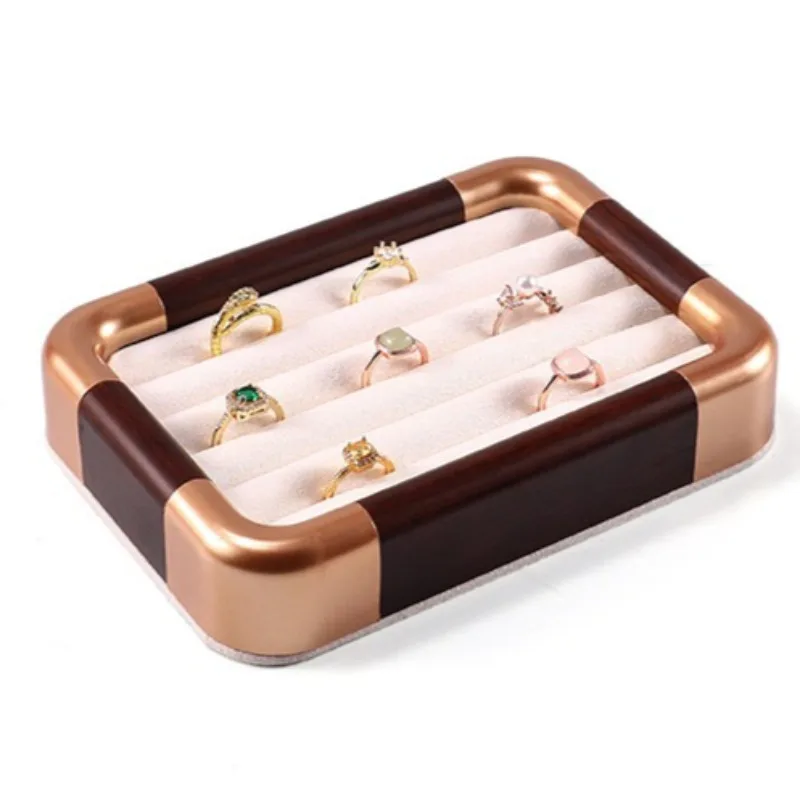 

Деревянные подносы для колец, поднос для демонстрации колец, роскошные большие подносы для хранения ювелирных изделий, поднос для ювелирных брелоков, органайзер для ювелирных изделий
