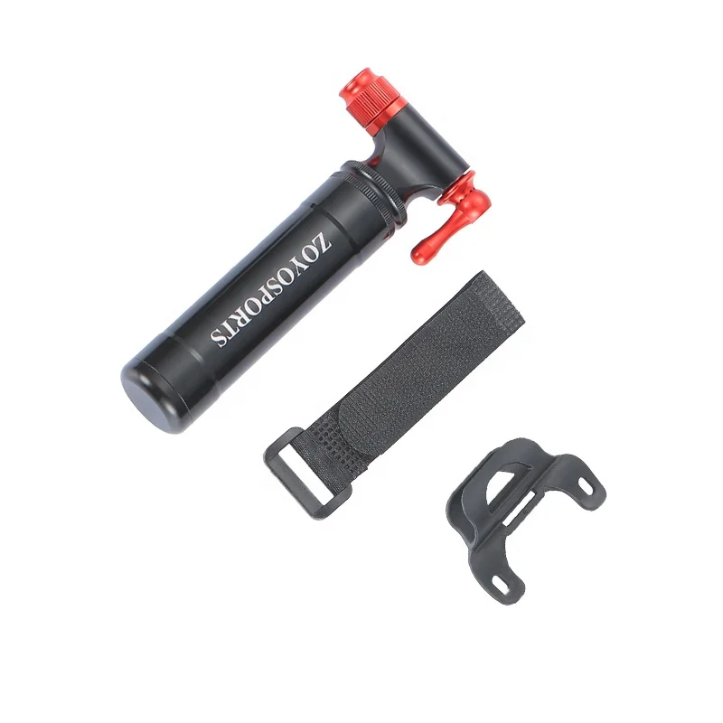 

STLF Guaranteed Black Red Mini Bicycle Pump Air Cycling Pump CO2 Bike Inflator for Mountain Road Ball Mtb Bike Accessories