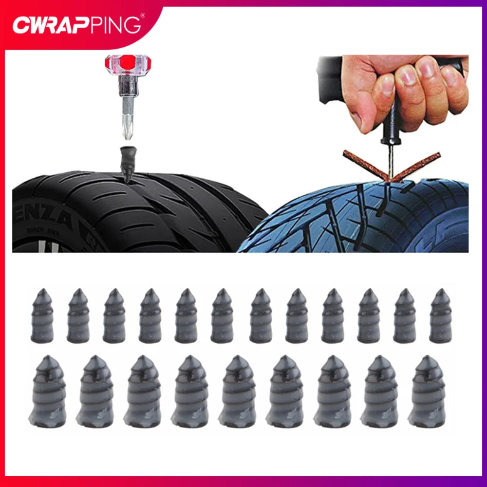 Auto Vacuum tire Repair Nail Tire repair Tool Set riparazione moto colla chiodi auto camion gomma pneumatico foratura pneumatico gomma chiodo