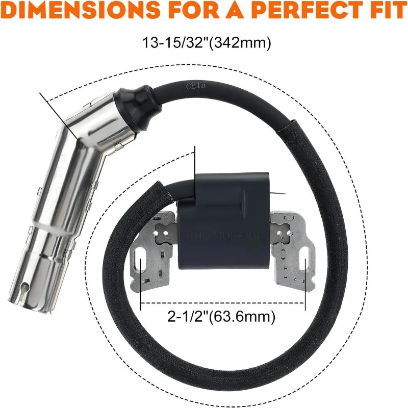 Ignition Coil with Spark Plug Compatible with 715231 595304 795315 592841 Small Engine Ignition Replacement Kit